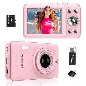 Digital Camera Autofocus Digital Cameras with 16X Zoom Shoot Digital Camera for Kids 48MP FHD 1080P Point Portable Compact Point 32GB Card Vlogging Camera for Photography Boys Girls Teens Beginners