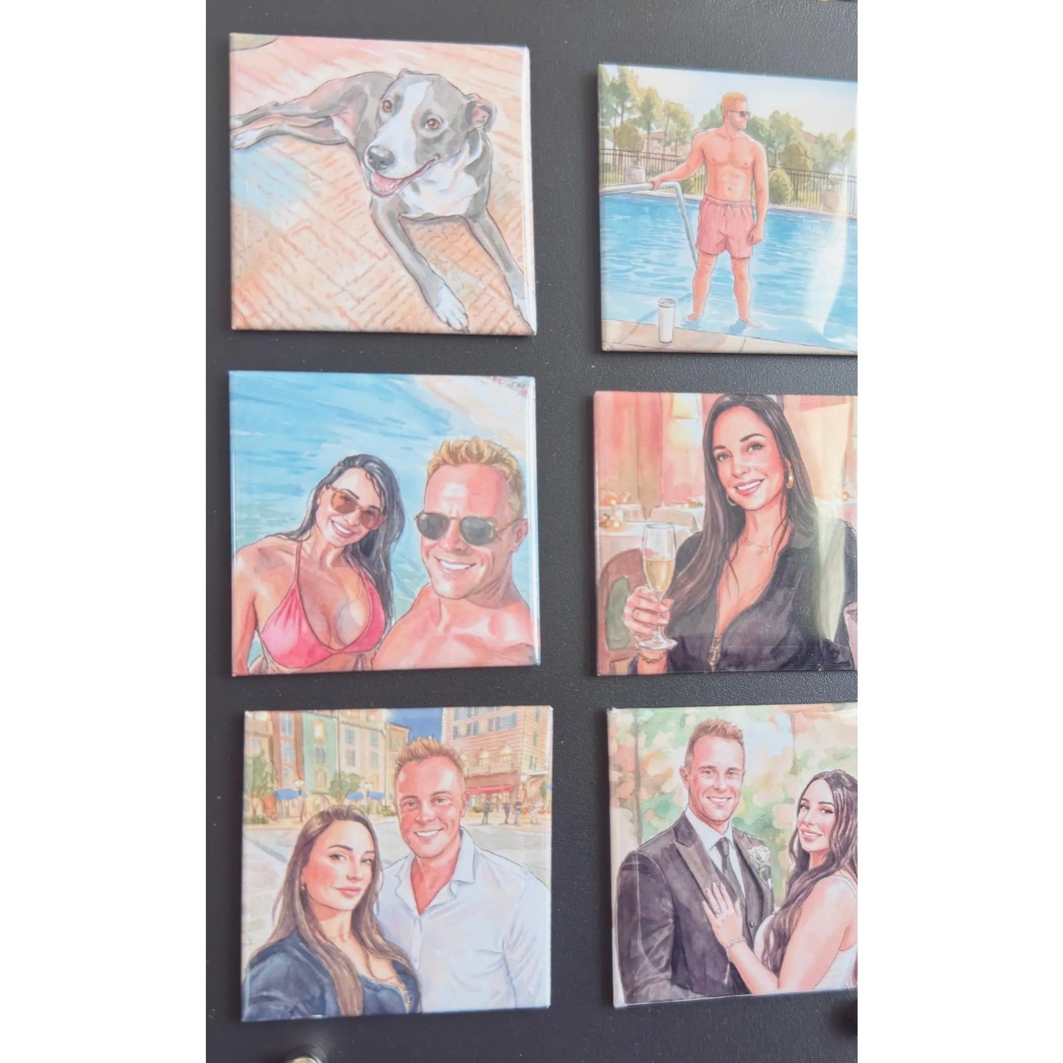 Personalized AI-Generated Photo Magnets