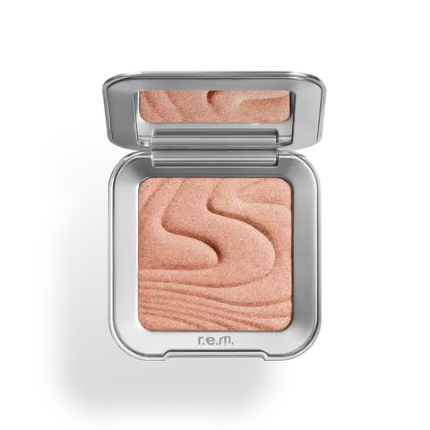 r.e.m. beauty by Ariana Grande interstellar highlighter topper - dewy finish, multi-dimensional shine, smooth application, illuminates face