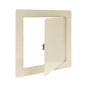 212 MAIN 14x14 in Square Steel Access Panel - White Plumbing Access Panel for Boating, Water Sports, Steel Panel