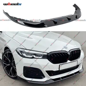 2021-2023 BMW 5 Series G30/G31/G38 | FD Style 3-Piece Front Bumper Lip Spoiler Kit (For M Sport Bumper Only)  #BMW5SeriesMods #FDFrontLip #M SportFrontSpoiler