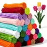 12-Inch Assorted Colors Pipe Cleaners Craft Kit (100-Piece Flexible Chenille Stems) – DIY Craft Embellishments for Adults & Children, Floral Decoration Supplies