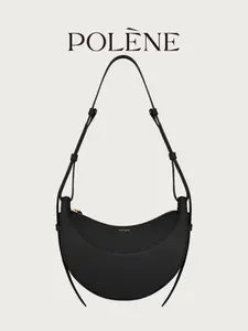 Elegant Small Batch Design Bag, Single Shoulder Crossbody Bag for Women, Alligator Texture Crescent Moon Bag, Armpit Saddle Bag