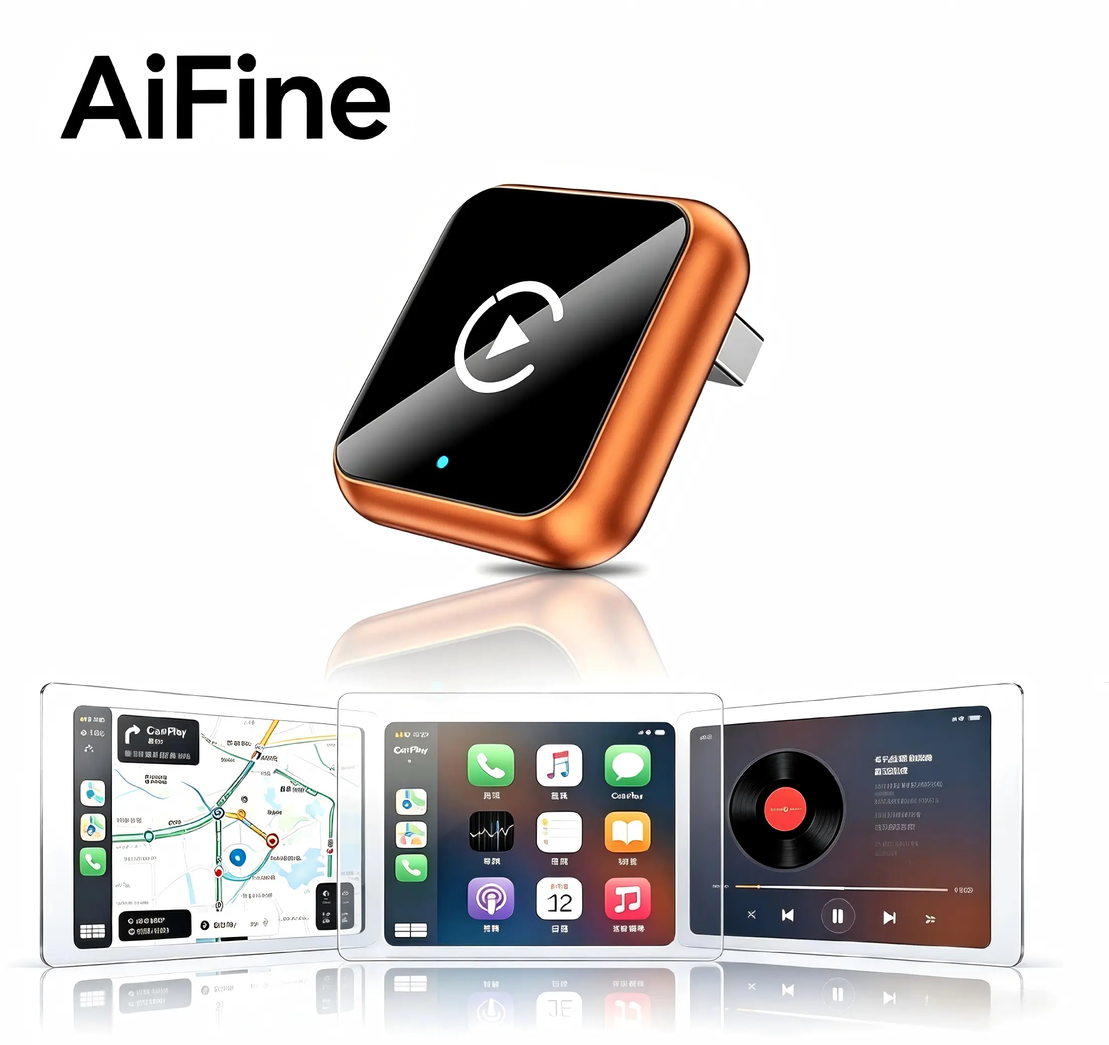 【SummerFinds】AiFine 2-in-1 Wireless CarPlay Adapter converts wired CarPlay to wireless CarPlay and Android Auto. It's plug-and-play and compatible with 2016 and later models equipped with factory CarPlay.