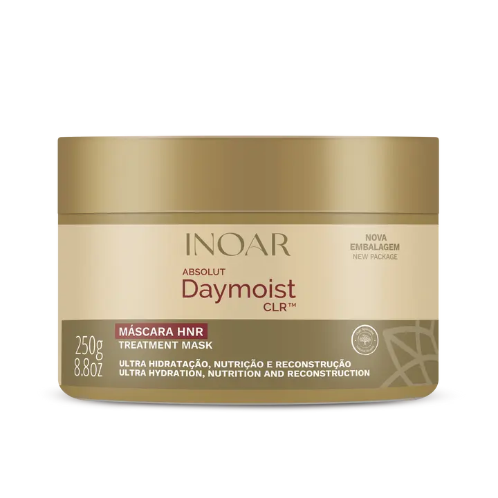 INOAR Absolut Daymoist Hair Mask – Deep Hydration & Repair for Damaged Hair | Treatment for damaged, dry, and chemically treated hair