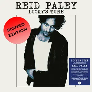 Reid Paley - Lucky's Tune - Signed Gatefold 140-Gram Black Vinyl  [VINYL RECORD - LP] Black, Gatefold LP Jacket, 140 Gram Vinyl, Autographed / Star Signed, UK - Import