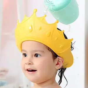 Baby Shower Cap (1 Count), Silicone Baby Shower Cap, Soft Silicone Shower Cap, Shower Cap for Baby Boys and Girls