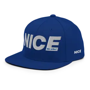 NICE OG Blue/White Snapback