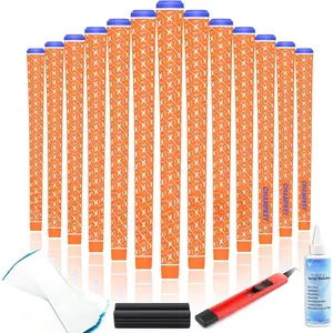 X Rubber Golf Grips 13 Pack -  Weather Performance with 15 Tapes and Repair Kits