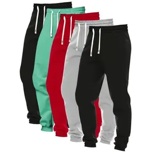 5-Pack Women's Loose Jogging Pants - Ideal for Running and Jogging in Autumn and Winter, Solid Color Design, Drawstring Waist Design, with Pockets, Perfect Polyester/Spandex Blend Material