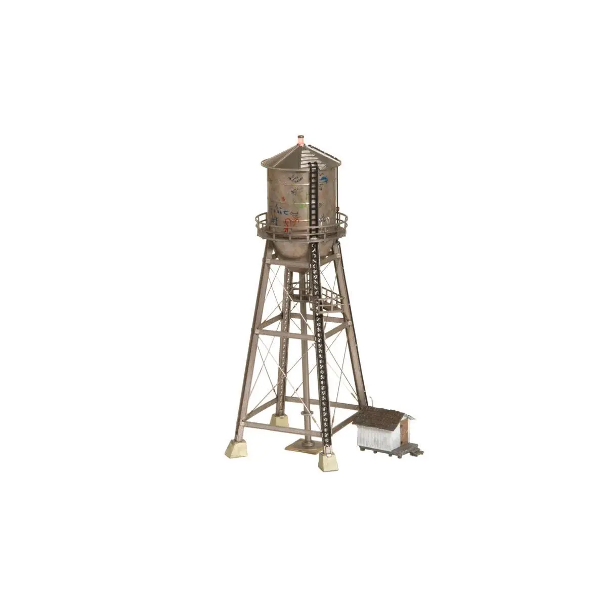 Woodland Scenics N-Scale Rustic Water Tower Model Kit, Small Animal Playtime Toy, Scaled Models for Pet Entertainment