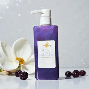 Hydra Berry Bloom Body Wash/ with hyaluronic acid, fruit and botanical extracts/ SLS Free, Paraben Free, Phthalate Free