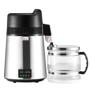 VEVOR 6L Water Distiller Home Countertop Purifier Machine 900W Stainless Steel Glass