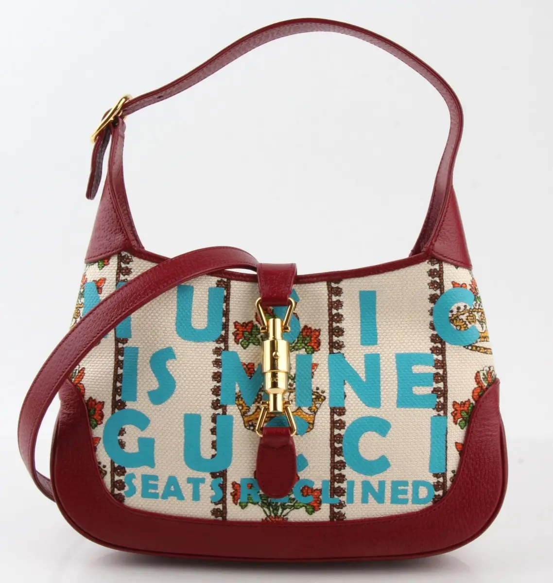 Pre-owned GUCCI Canvas Shoulder Bags Jackie 1961 Centennial 100th Anniversary Shoulder Bag