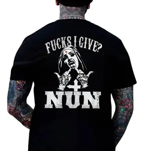 "I Give Nun" T-Shirt — Double-Sided Print, Unisex, Fun & Wacky Men's Wear, Classic Men's Collection, Classic Sportswear Style