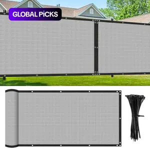 Heavy-Duty 150 Gsm Fence Privacy Screen in, Mesh Sunshade, Sun Shade Canopy for Walls, Gardens, Backyards, Outdoor Home Décor, Fashion Design #GLOBAL PICKS