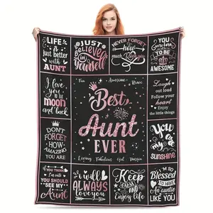 Cozy Aunt Gifts Blanket Soft Plush Perfect for Snuggling Best Aunt Ever Birthday Nephew Gifts Thoughtful Aunt Gifts Ideas tiktokshopspringglowup