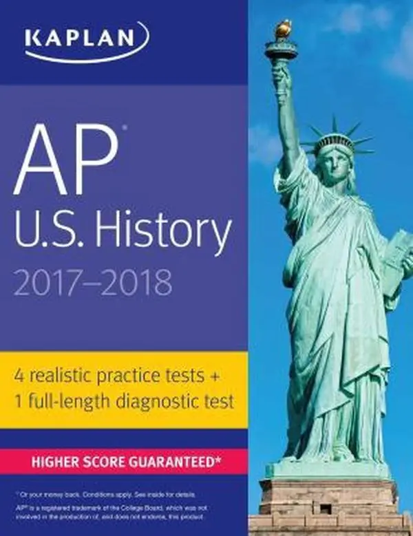 USED Book - AP U.S. History 2017-2018 (Kaplan Test Prep) by Krista Dornbush (Paperback) - english