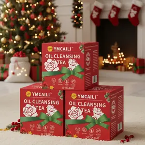 Limited Edition Holiday Herbal Tea – 10 Detox & Wellness Tea Bags – Christmas Gift Box for Women & Men
