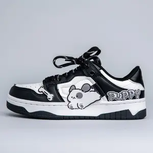 Pawfectly Playful Puppy Chunky Black Shoes - Unisex