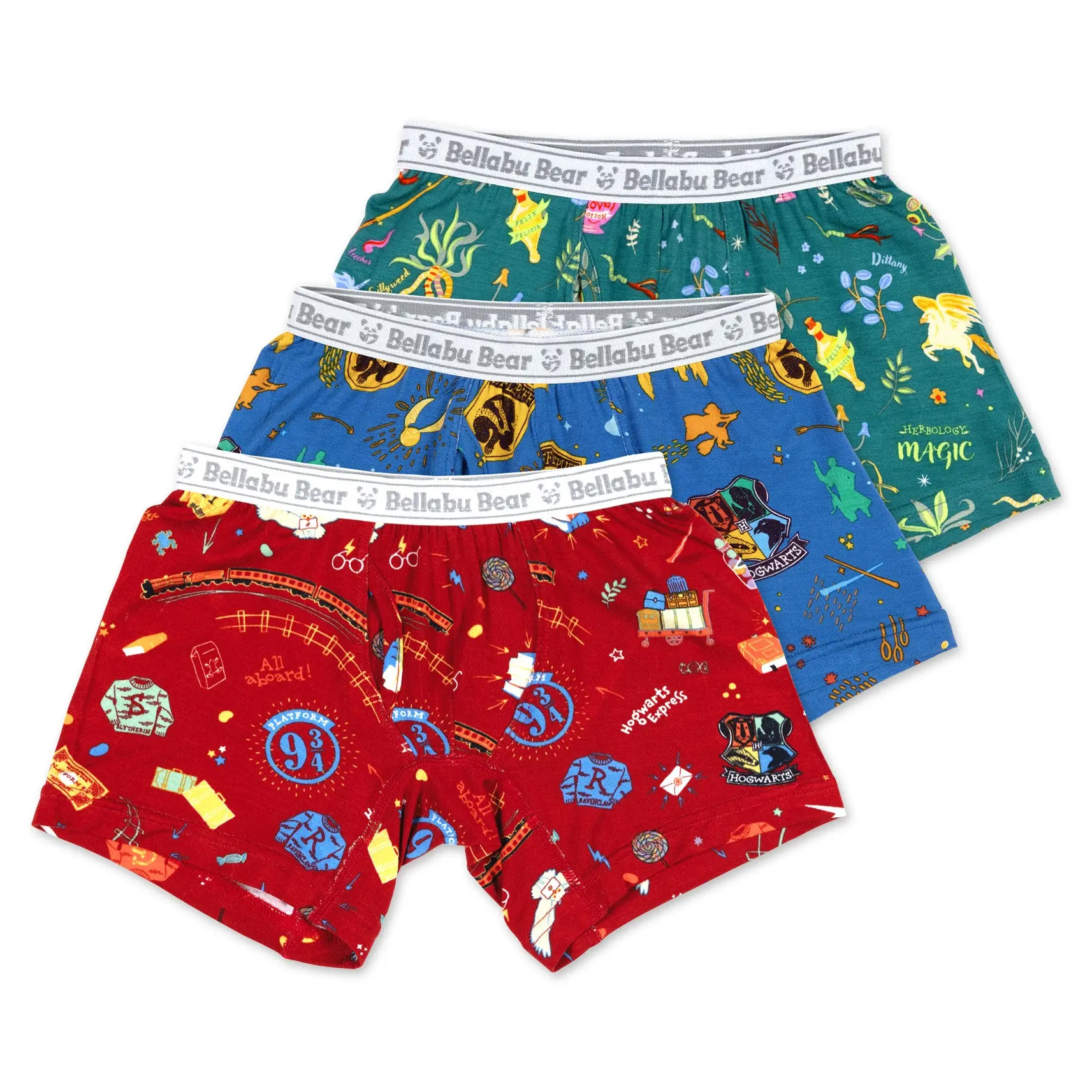 Bellabu Bear House Pride Bamboo Men's Boxer Brief Underwear 3-Pack