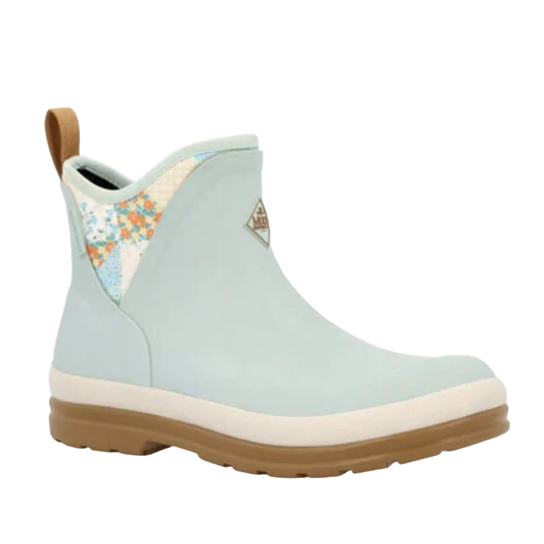 Muck Ladies Originals Quilted Floral Blue Ankle Boots MOAW200