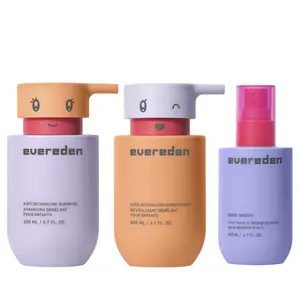 Evereden – Happy Hair Trio | Kids Shampoo, Conditioner & Detangling Spray | Berry Smooth Set for Ages 3+