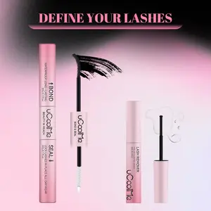 [Upgrade New] uCoolMe Lashes 2In1 Bond & Seal Waterproof Glue For Lashes Cluster Strong Hold For Beginner Friend Makeup Glue & Remover Spring Glow-Up