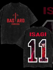 Bluelock "Isagi" Vintage Unisex  Anime T-shirt, graphic tee,anime merch fan, outfits men,boys merch