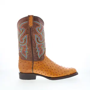 Dingo Ranger DI-131 Mens Brown Extra Wide Leather Cowboy Western Boots