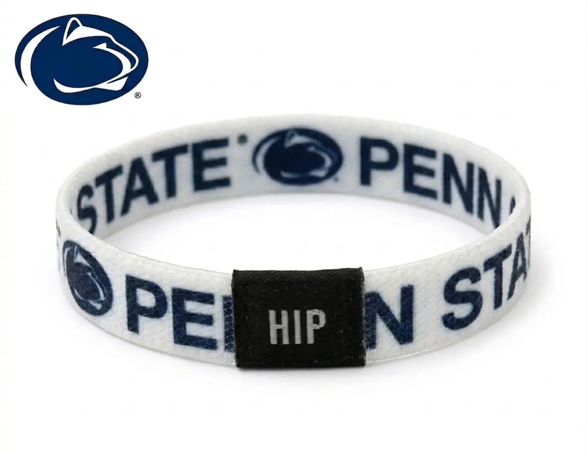 Penn State Nittany Lions NCAA White Bracelet Hair Tie