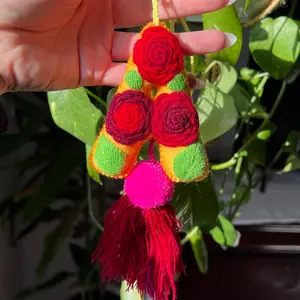 Colorful Handmade Embroidered Initials A-Z