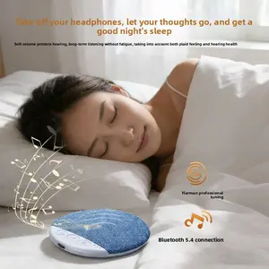 Under-Pillow Sleep Bluetooth Speaker Rack - Mini Portable Multifunctional Desktop Wireless Bass Speaker with White Noise, LED Lights, Harman Professional Tuning, Adjustable Volume