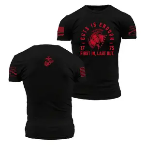 Marine Corps Devil Dog Shirt USMC First In Last Out Graphic Tee Patriotic Military T-Shirt Menswear & Underwear Men's Tops T-Shirts