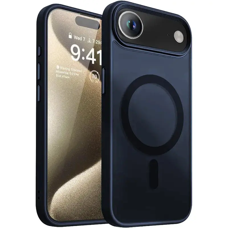 Entronix [Magnetic] Case Compatible with iPhone 17 Air - Translucent Frosted Matte