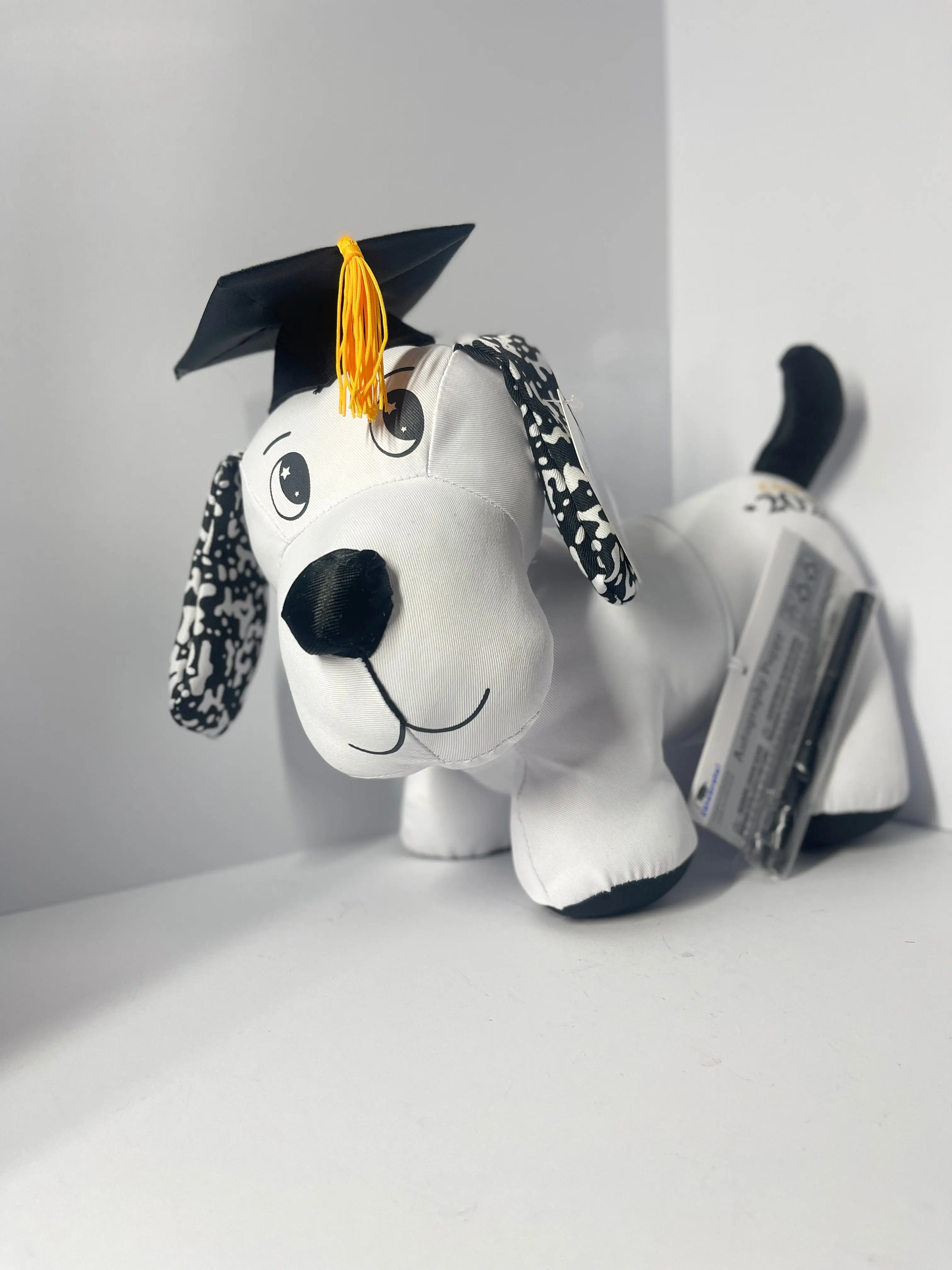Class of 2026 Graduation Unisex Plush Toy Puppy Plushies with Signature Pen, Marker Included, Festive Party Bag Gift for Elementary School, College Last Day of School Home & Party Supplies