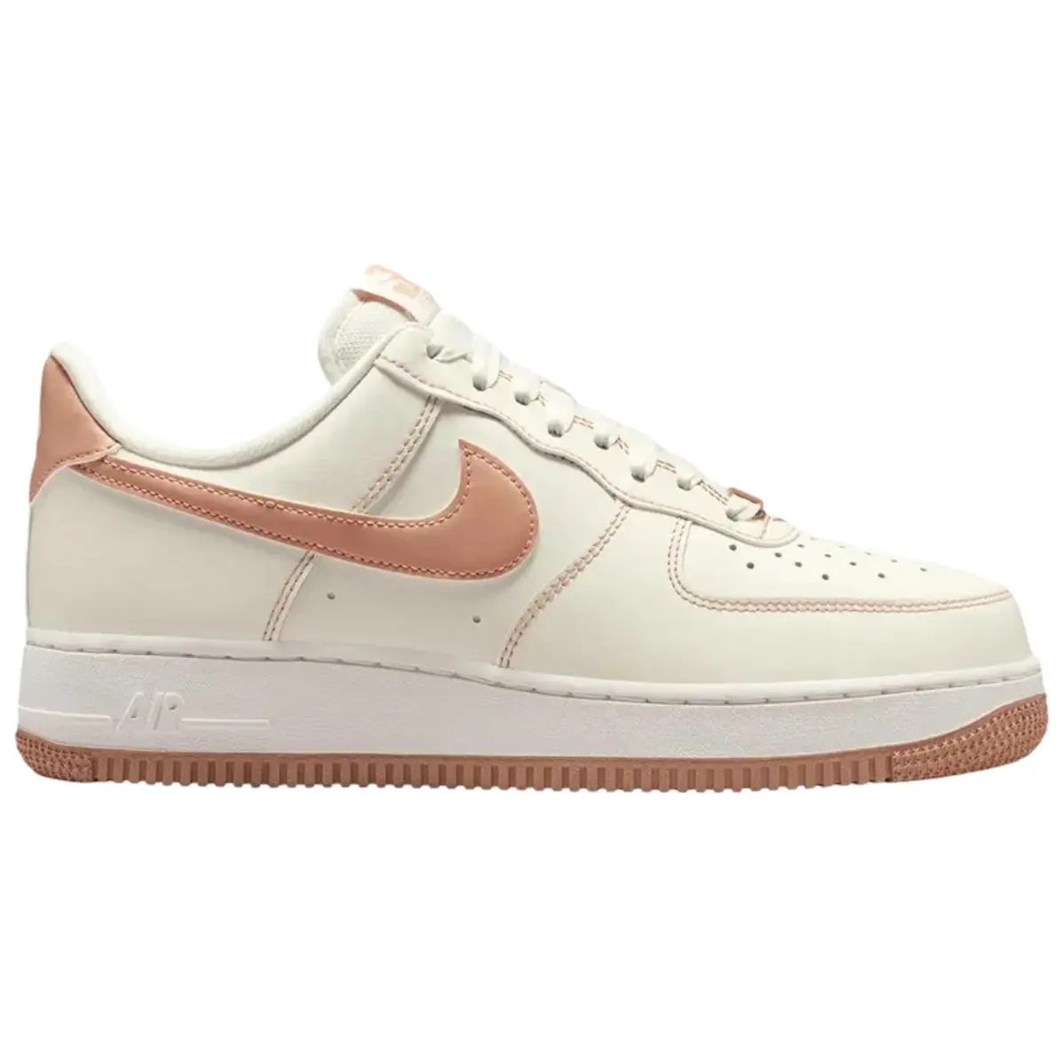 Nike Air Force 1 '07 Sail Rose Gold Women's Fashion Shoes New