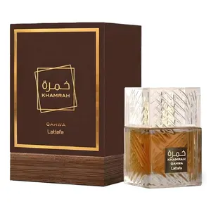 Lattafa Khamrah Qahwa EDP Perfume Unisex Spray 3.4 Oz Coffee Scented Aroma