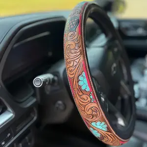 Hot Selling New Car Steering Wheel Cover with Inner Ring Elastic Band Stretchable Design for Easy Installation and Secure Fit Automotive Steeringwheelcover