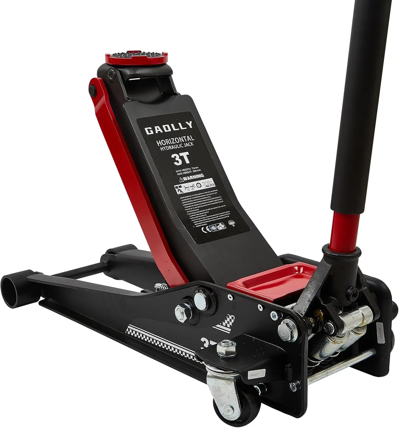 Professional Grade 3-Ton Low Profile Floor Jack | Effortless Lifts for Low-Clearancelearance Vehicles & Racing