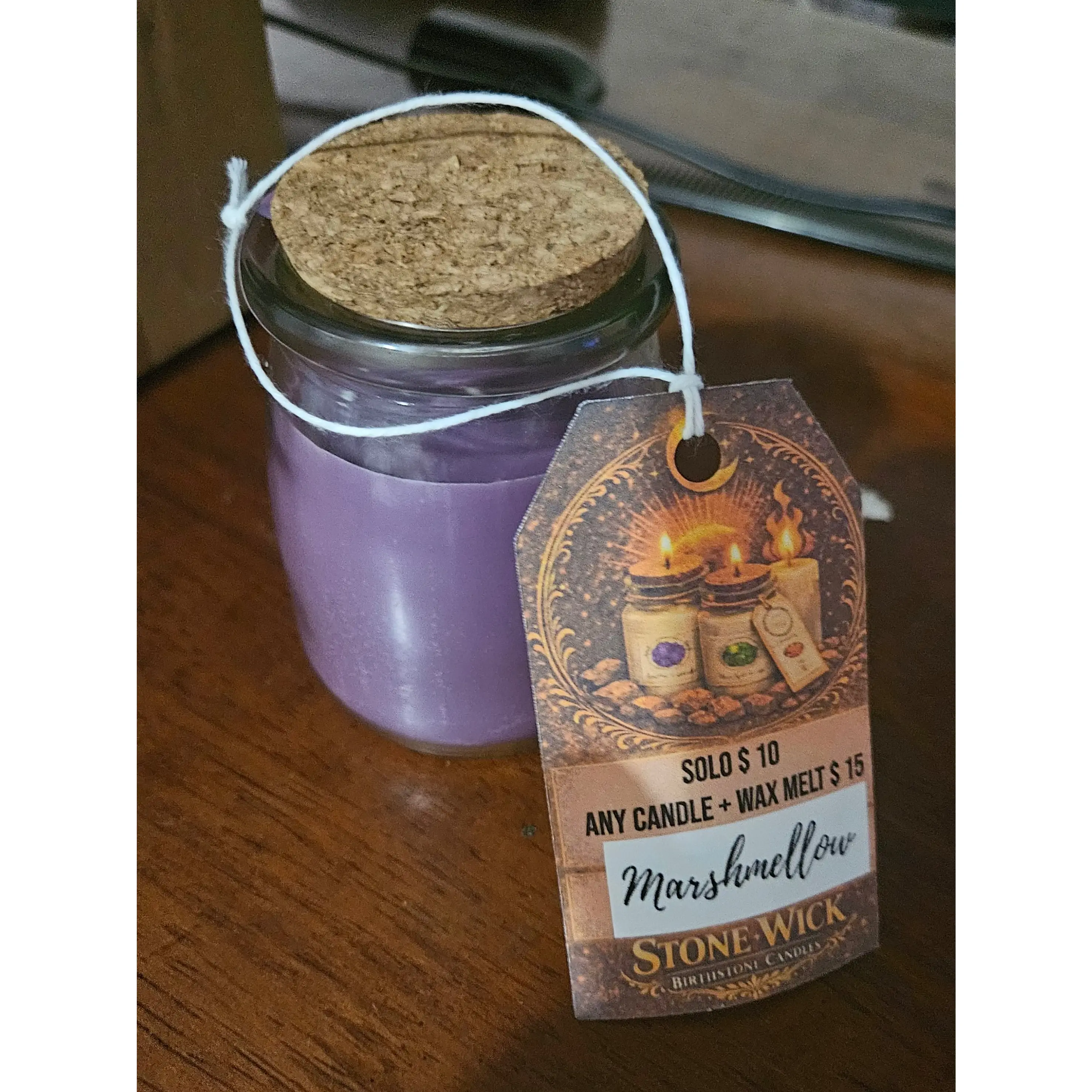 Marshmallow Candle