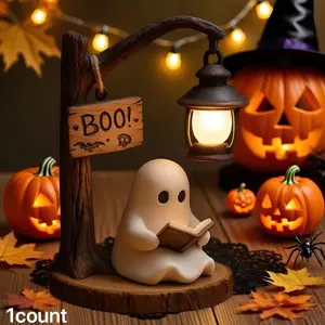 Witch/ghost Desktop Lamp for Indoor Bedroom Living Room Office Home Decor, Bedside Table Light, Spooky Halloween Gift, Elegant Design