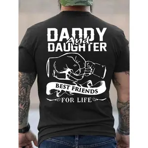 Daddy and Daughter Best Friends for Life Design T-Shirt / Hoodie / Sweatshirt, Heartwarming Father Daughter Graphic Apparel, Meaningful Gift for Girl Dads