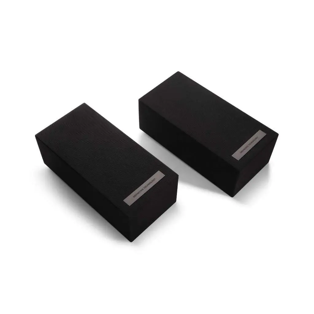 Definitive Technology Dymension DM90 Integrated Height Module - Aluminum, Patented BDSS, Snap-in Connection, Upward-Firing Drivers, Dolby Atmos/DTS:X Enabled, Surround Sound, Fits Floor Standing DM70/DM80 Speakers, Plug-And-Play Home Audio Accessory