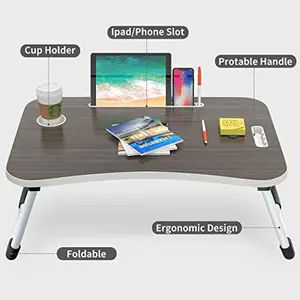 Lap Desk, Foldable Desk Bed Tray - Perfect for Laptop or breakfast in bed - 23.6 Inch
