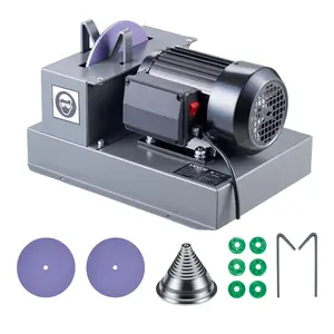 VEVOR Lawn Mower Blade Sharpener, Summervibes,Summervibes, 2/3HP Lawnmower Blade Grinder with 7" Ceramic Grinding Wheel and Balancer, 30° or 40° Blade Sharpening Machine for High Lift, Low Lift, Gator & Flat Blades