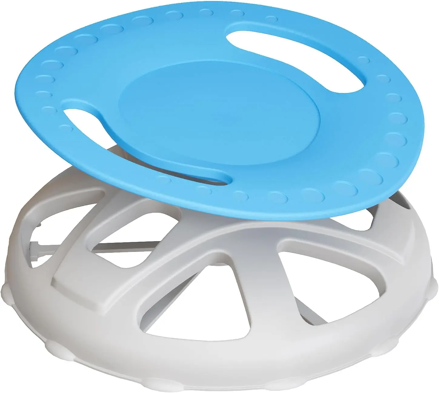 GAOMON Kids Sensory Swivel Chair - Durable Plastic Sturdy Fun Furniture for Autistic Kids with Safety Handle, Non-Slip Design, Body Coordination Training, Stimulates Creativity