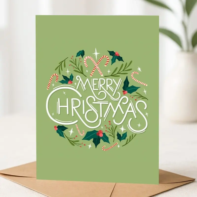 Corporate Christmas Cards Branded | Company christmas cards |Corporate | Company | Christmas Cards for Clients Staff, Co-Workers christmas, Greeting Card