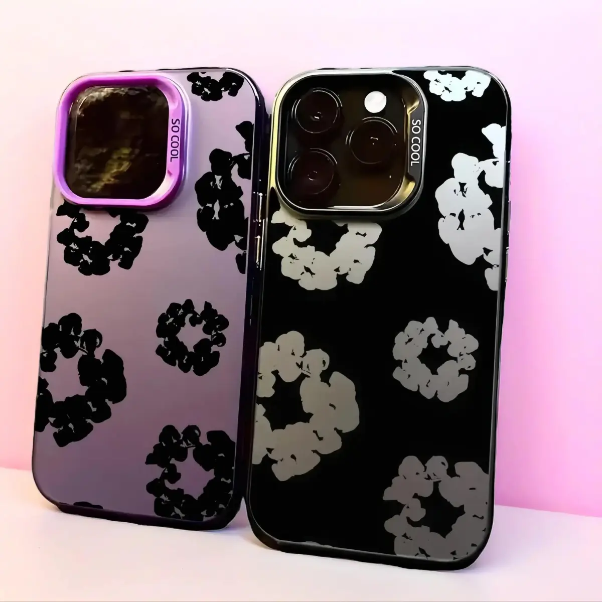 Unique Floral Design for Girls SE Luxury D-Denim T-Tears Phone Case for iPhone 17 16 15 14 13 12 11 mini Pro Max X 8 7 Plus Anti Fall Matte Back Cover with