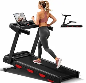 UMAY Auto Incline Treadmill with 15% Incline & 400LBS Capacity, 3.0HP Quiet Folding Walking Pad for Home Office, Fitness Beginners & Cardio Lovers  summerwins